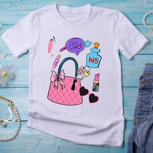 Glam Themed Unisex Tee, "Girly Life"